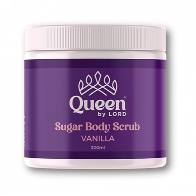 QUEEN BODY SUGAR SCRUB WITH VANILLA SUGAR SCENT 300 ML